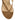 Women's wedge heeled thong in tobacco brown suede