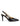 Cinch Slingback Heel - Black Leather