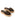 Women's chocolate brown suede and cork platform slides