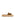 Women's tobacco brown suede and cork platform slides