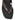 Women's black and snake leather flat thongs