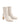 JoJo Block Heel Ankle Boot - Bone Stretch Leather