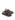Women's chocolate brown footbed leather sandals with gold accent toe ring