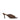 Women's chocolate suede stiletto mule with v cut throat