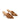 Women's tobacco tan suede stiletto heel mule with deep cut throat