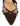 Women's chocolate brown strappy heeled mule with pointed toe