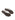 Women's flat strappy sandal with gold metallic toe ring in chocolate brown leather