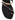 Women's black leather and brown snake flat slide with gold metallic embellishment, dainty straps and toe ring
