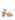 Women's natural raffia platform strappy sandal