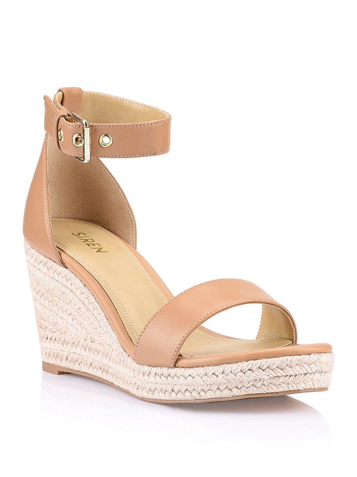Reign II Wedge Sandals - Soft Tan Leather