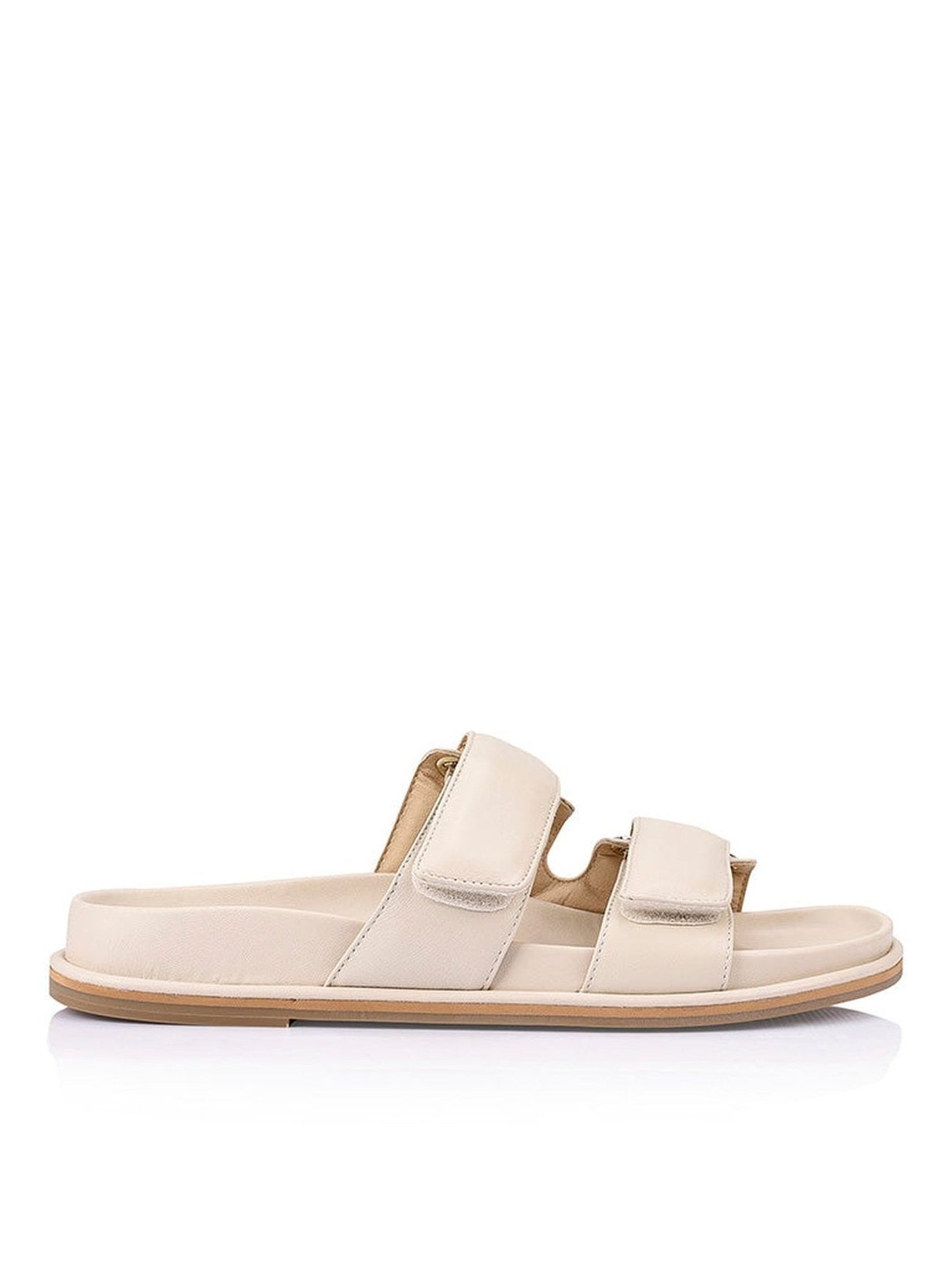 Rio Footbed Sandals - Beige