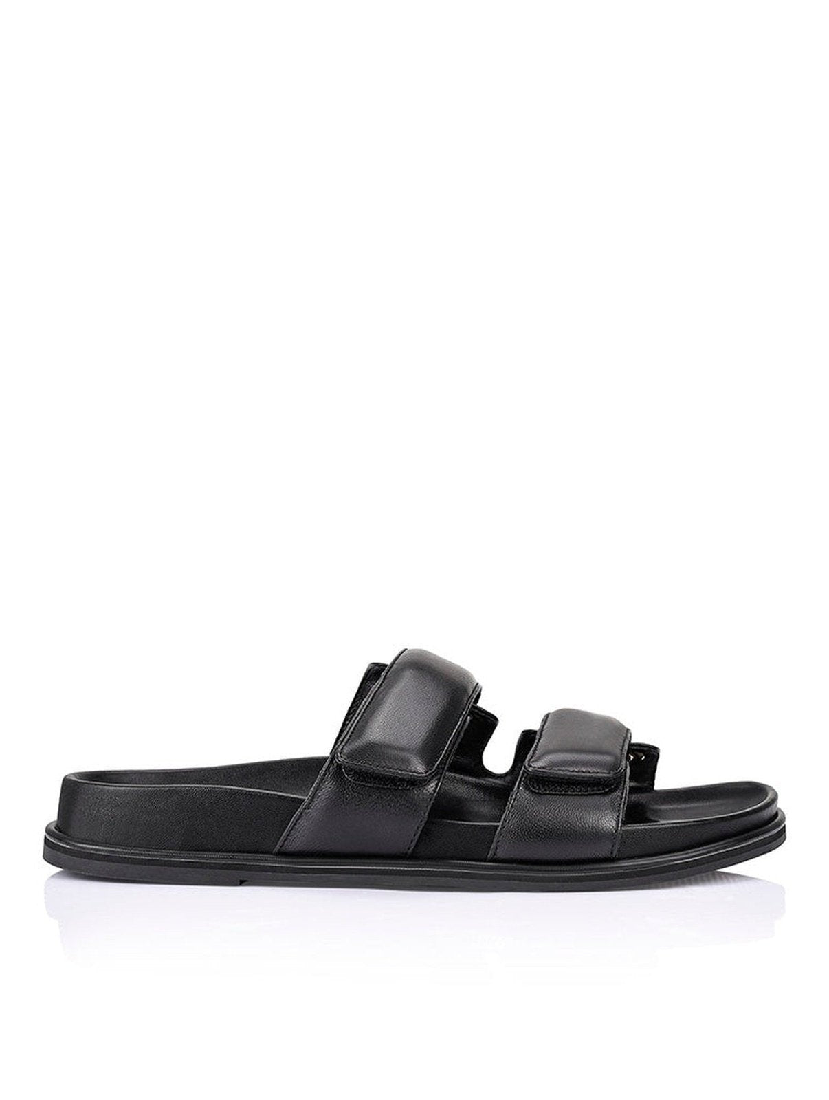 Rio Footbed Sandals Black Siren Shoes