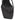 Women's black leather strappy thong kitten heel