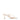 Women's chalk white leather thong heeled sandal mule with square toe