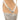 Women's thong heeled sandal mule with square toe in metallic gold leather