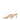 Women's heeled thong sandal with vinylite upper
