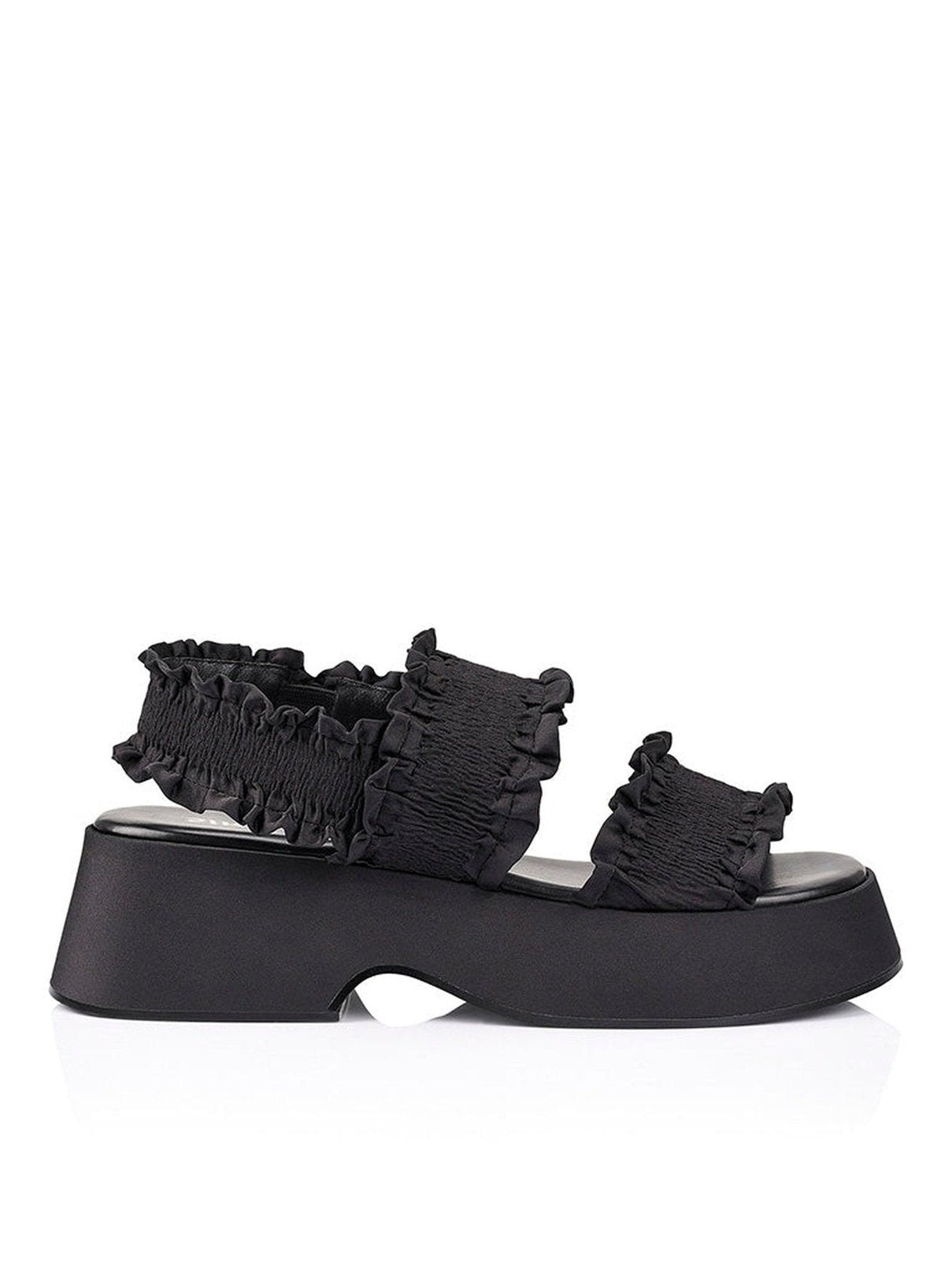 Grey cheap flatform sandals