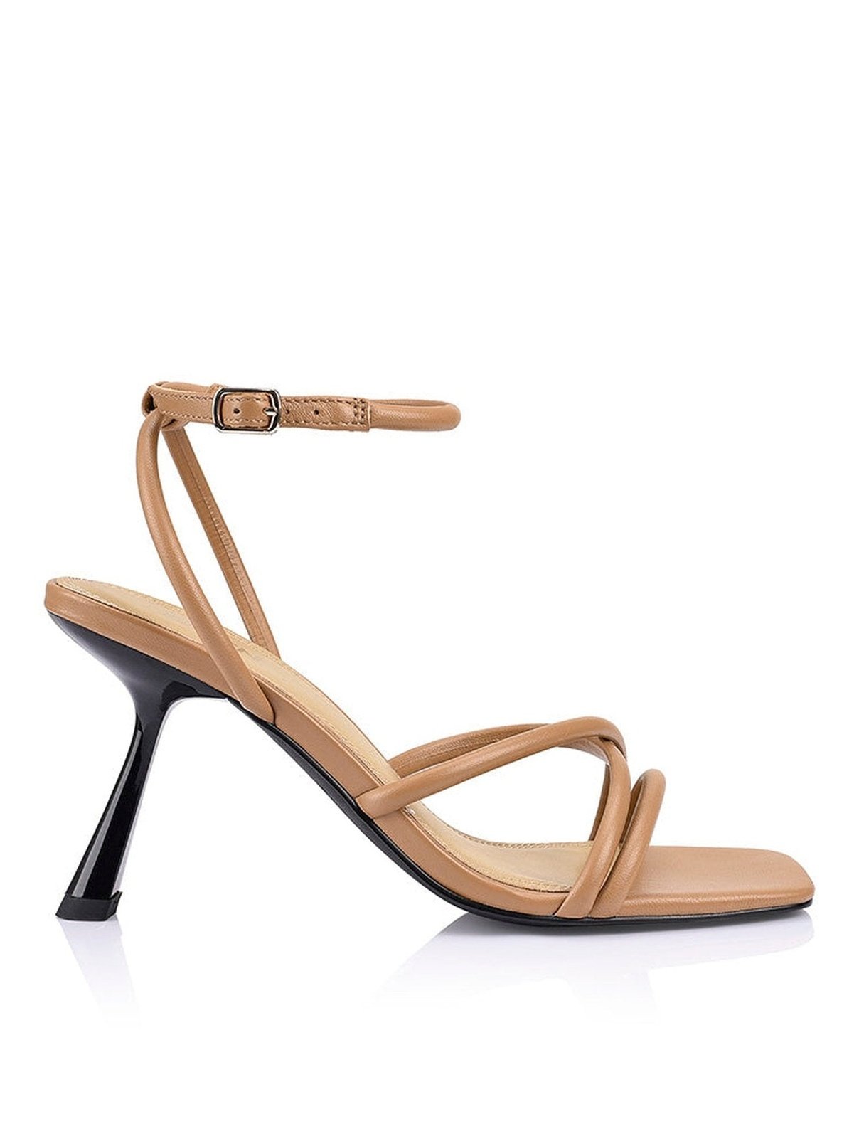 Spruce Heeled Sandals - Soft Tan Leather