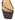 Women's chocolate brown leather block heel strappy sandal with buckle fastening