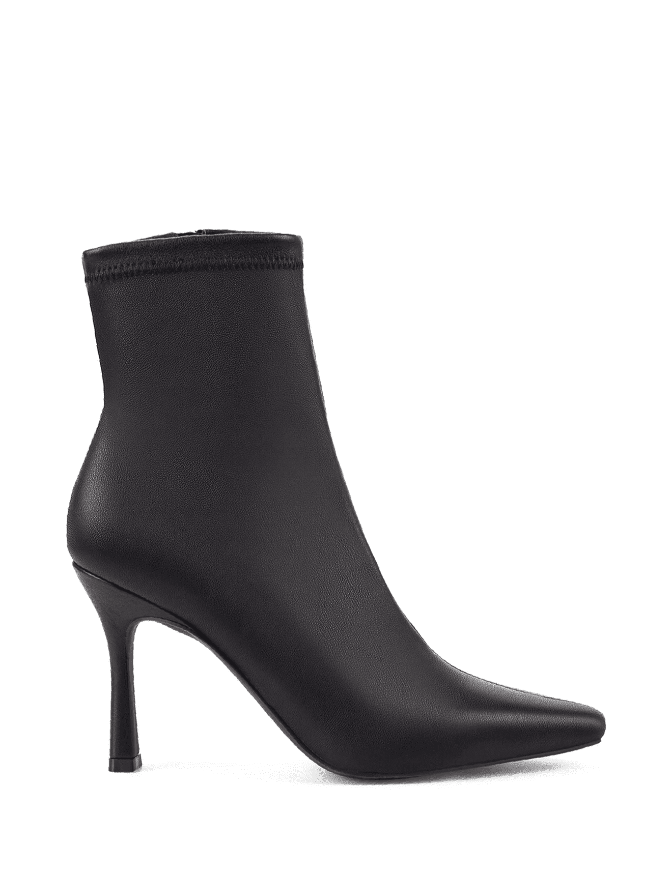 Dillon Stretch Ankle Boots - Black Stretch Leather