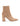 Women's fashion high heel ankle boots in walnut suede
