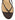 Women's leather kitten heel thong in chocolate brown