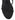 Women's black leather strappy kitten heel mule