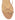 Women's kitten heel strappy sandal with gold metallic toe ring in tan leather