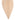 Women's nude stretch leather heeled ankle boot with pointed toe and zip closure