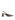 Women's Brown Snake Embossed Leather Slingback heels with block heel, pointed toe and elasticated slingback