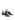 Women's Brown Snake Embossed Leather Slingback heels with block heel, pointed toe and elasticated slingback