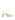 Women's custard yellow leather block heel slingback with pointed toe