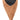 Women's tobacco tan suede block heel slingback with pointed toe and elastic closure