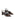 Women's chocolate brown patent leather slingback block heel with buckle fastening and pointed toe
