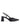 Yasmine Slingback Heels - Black Leather