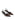 Women's chocolate brown patent leather slingback kitten heels