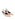 Women's slingback kitten heel in almond tan suede leather with pointed toe and v shaped throat and elastic fastening
