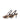 Women's brown snake leather slingback kitten heel with elasticated fastening and v cut throat