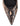 Women's brown snake leather slingback kitten heel with elasticated fastening and v cut throat