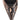 Women's brown snake leather slingback kitten heel with elasticated fastening and v cut throat