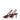 Women's red wine patent leather slingback kitten heels with pointed toe and v-cut throat