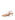 Women's almond tan leather dorsay heel with elasticated slingback and pointed toe