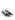 Women's brown snake embossed leather stiletto heel with slingback and pointed toe