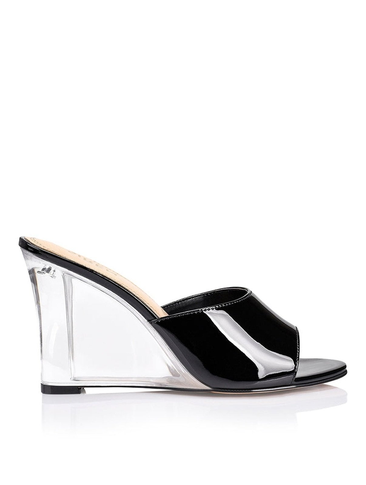 Clear shoes wedge heel hotsell
