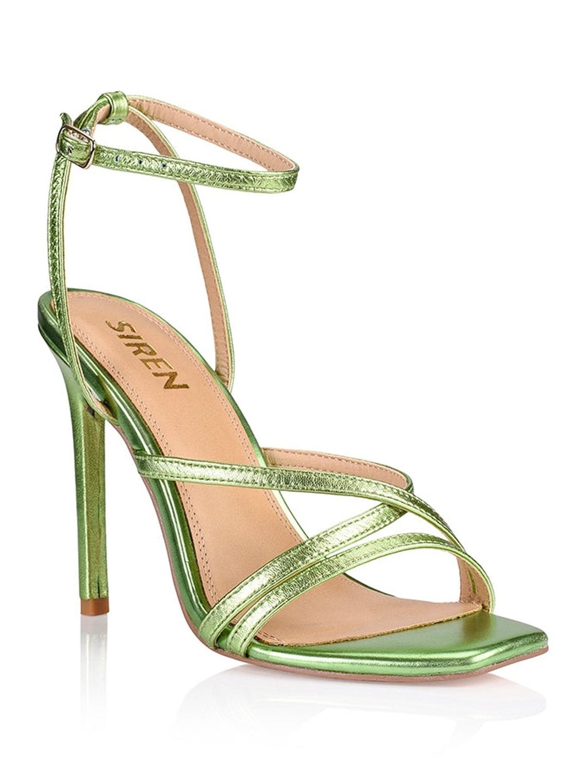 Lime Green Heels Lime Green Metallic Heels Siren Shoes