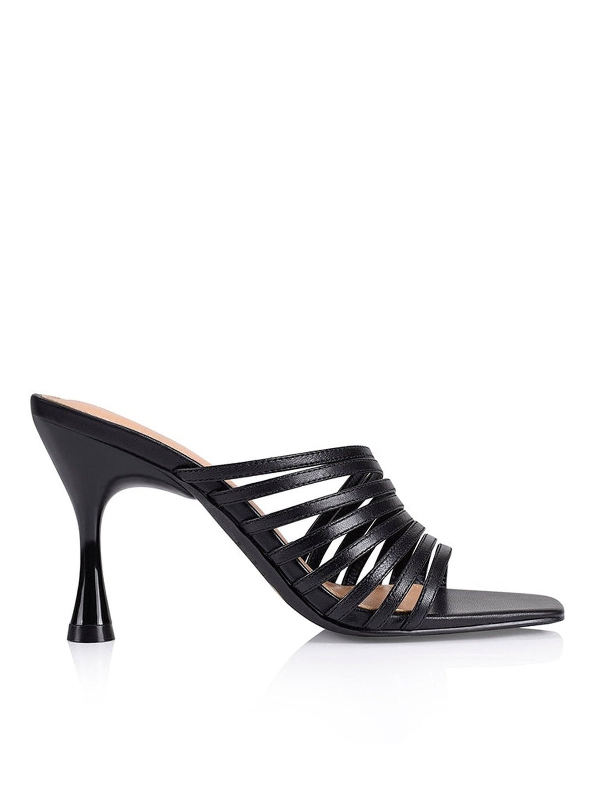 Black stiletto 2025 mules