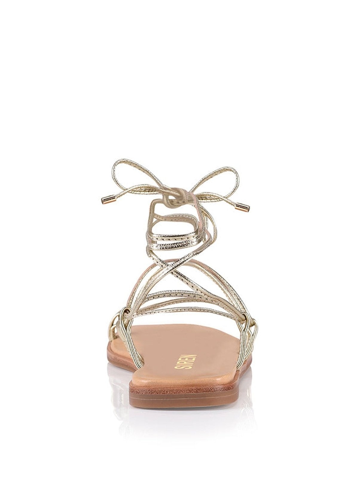 Tie up shop lace sandals