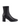 Juan II Sock Boots - Black Stretch Leather