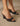 Maxwell Mule Wedges - Chocolate Brown Vintage Leather