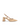 Yasmine Slingback Heels - Almond Leather & Natural Raffia